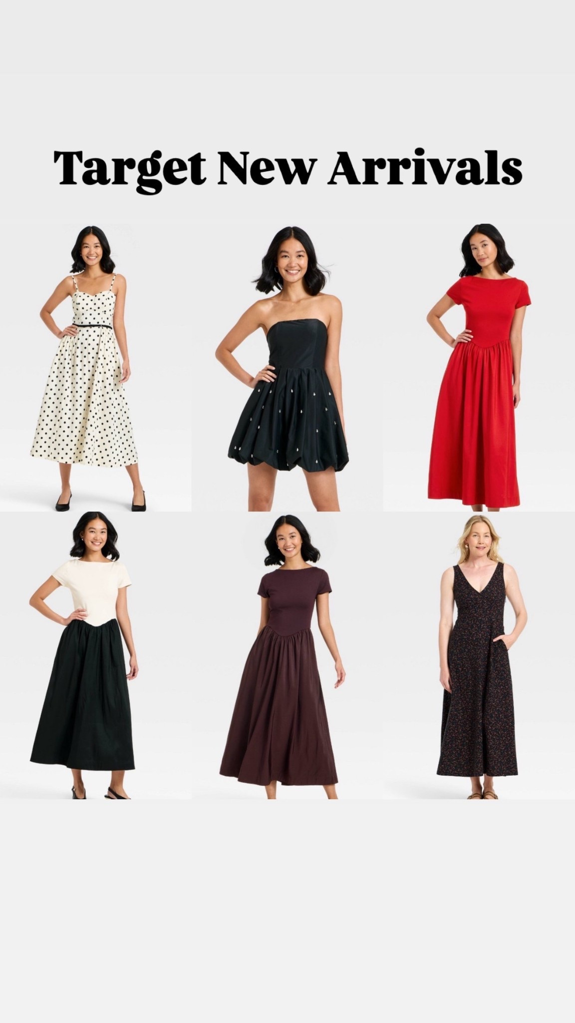 Target new arrivals 
Dresses

#LTKHoliday #LTKFindsUnder50 #LTKStyleTip