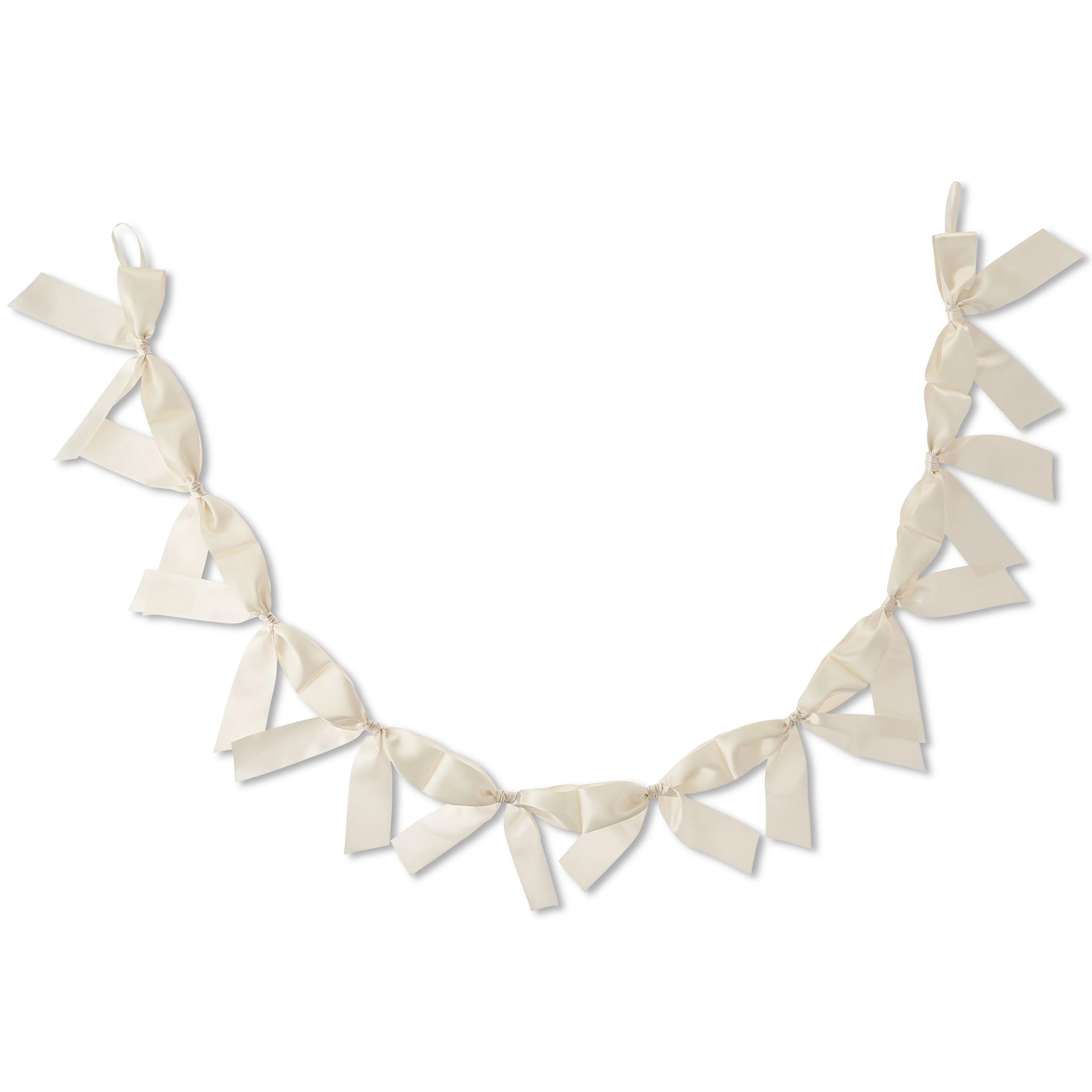 Satin Bow Garland, Cream, 6', Easter by Way To Celebrate | Walmart (US)