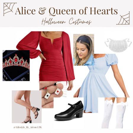 Such a stunning duo Halloween costume! Alice in Wonderland and the Queen of Hearts ♥️♣️♦️♠️ 

#LTKparties #LTKHalloween #LTKstyletip
