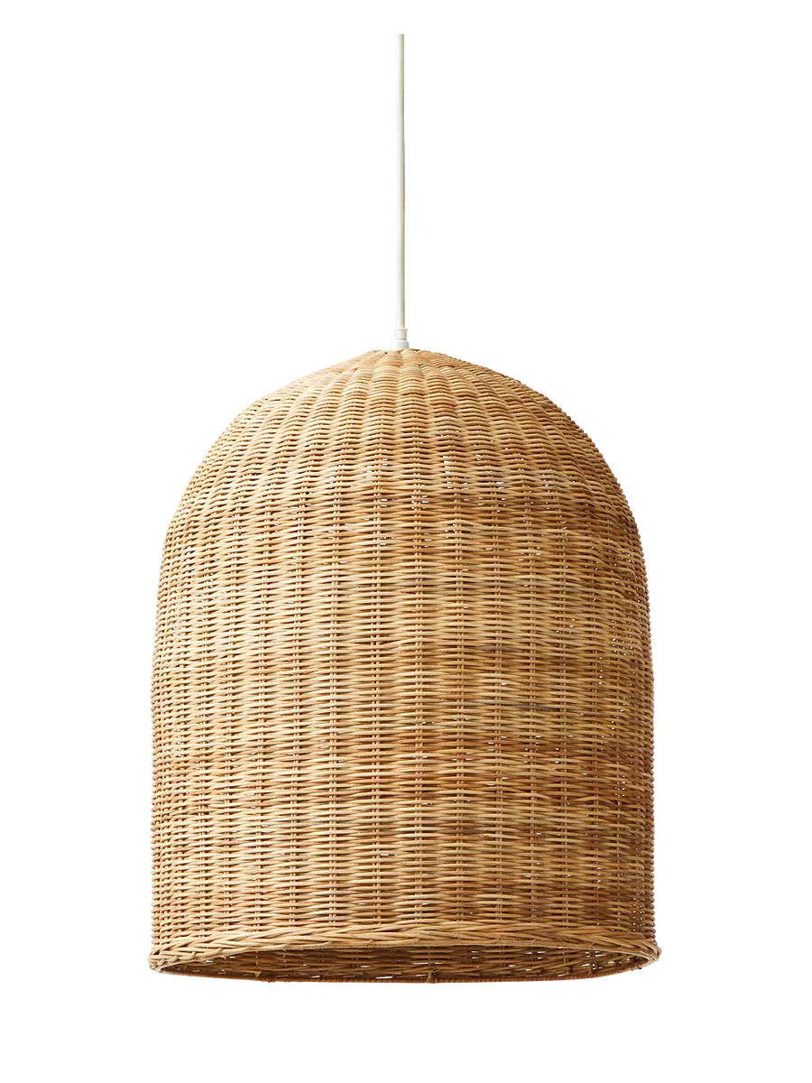 Santa Barbara Rattan Pendant | Serena and Lily