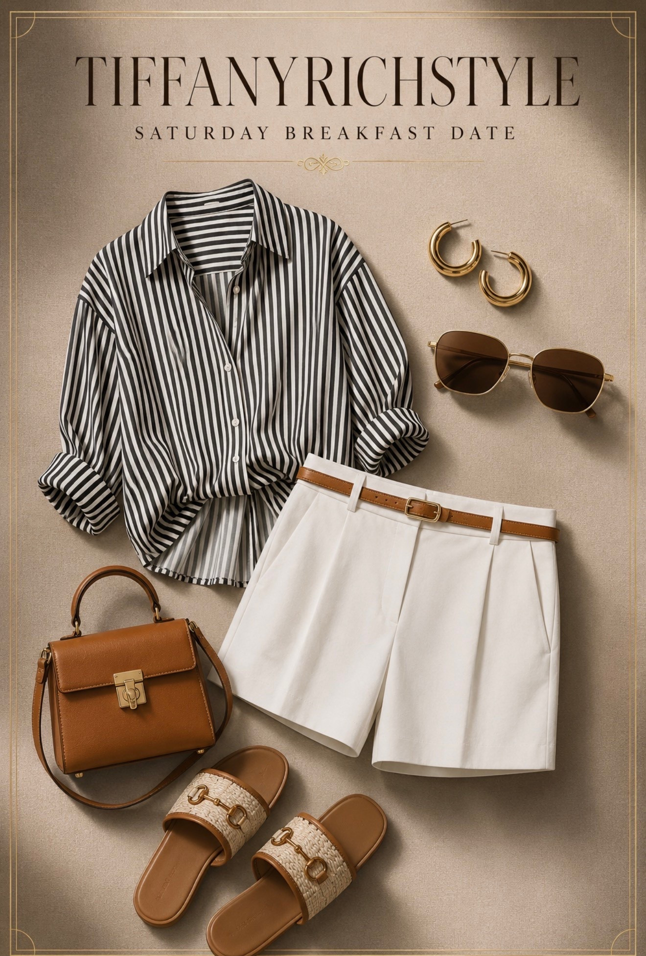 This striped button-down and tailored shorts combo is giving effortless rich-auntie style. Classic neutrals, elevated accessories, and comfortable pieces that look expensive without the price tag.

#WeekendStyle #RichAuntieStyle #AmazonFinds #SummerStyle #FashionOver50 #TiffanyRichStyle

#LTKootd #LTKOver40 #LTKTravel