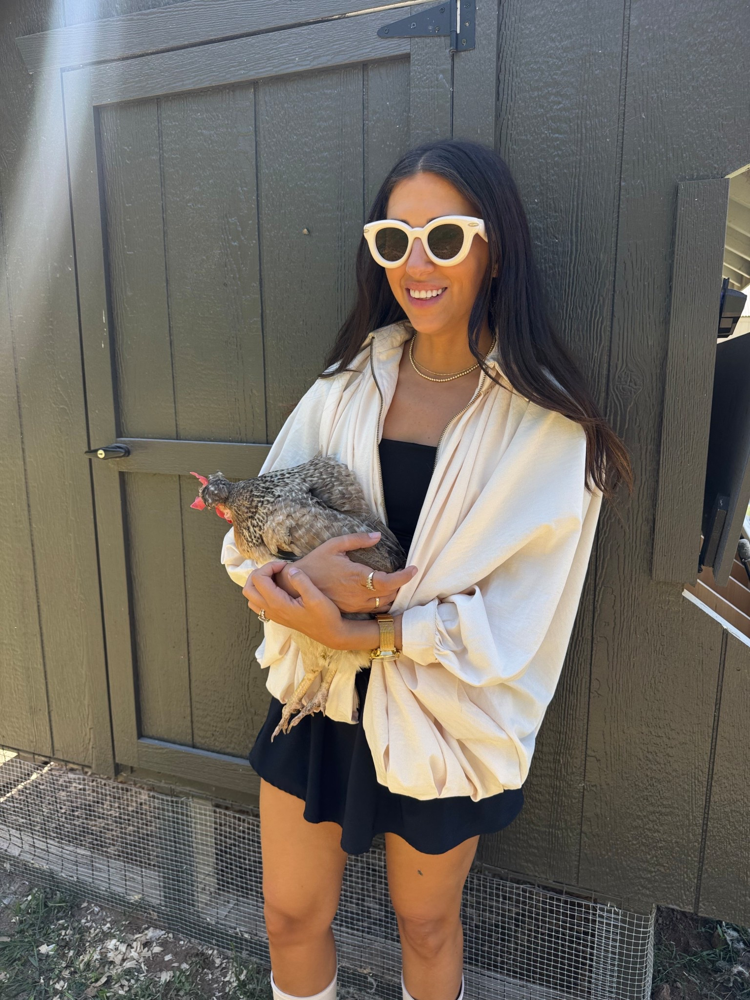 Jacket: small
Skirt: medium 
Top: small 


#LTKSaleAlert #LTKStyleTip #LTKSeasonal