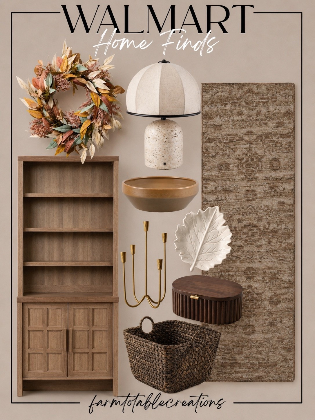 Walmart Home Finds For A Cozy Fall Refresh

Warm woods, rich textures, vintage-inspired patterns, and the prettiest seasonal touches. These Walmart finds make it easy to bring that cozy, collected fall feeling into your home without changing everything.

Perfect for refreshing a living room, entryway, bedroom, or any little corner that needs some warmth for the season. 🍂

Follow @farmtotablecreations on Instagram for more home finds and styling inspiration.

#WalmartFinds #WalmartHome #FallHomeDecor #FallDecor #CozyHome #HomeDecorFinds #AffordableHomeDecor #FallHome #HomeInspiration

#LTKHome #LTKSeasonal