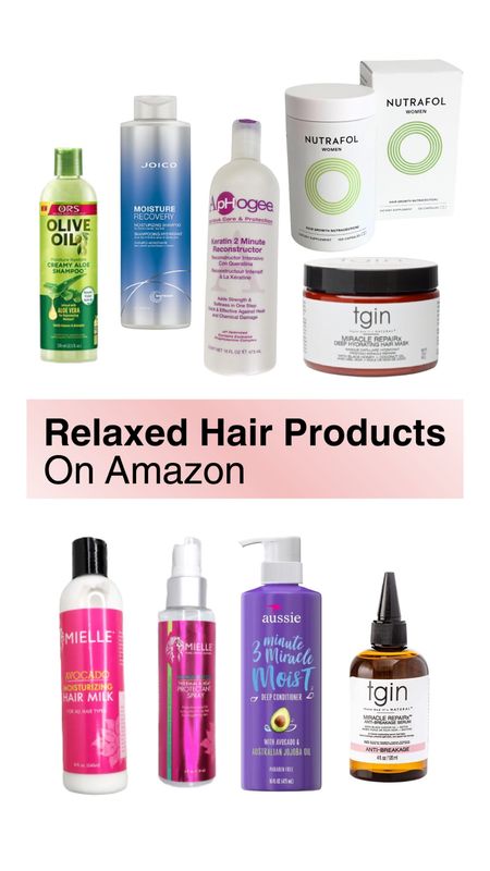 Hair products on Amazon for relaxed hair.

#LTKBeauty