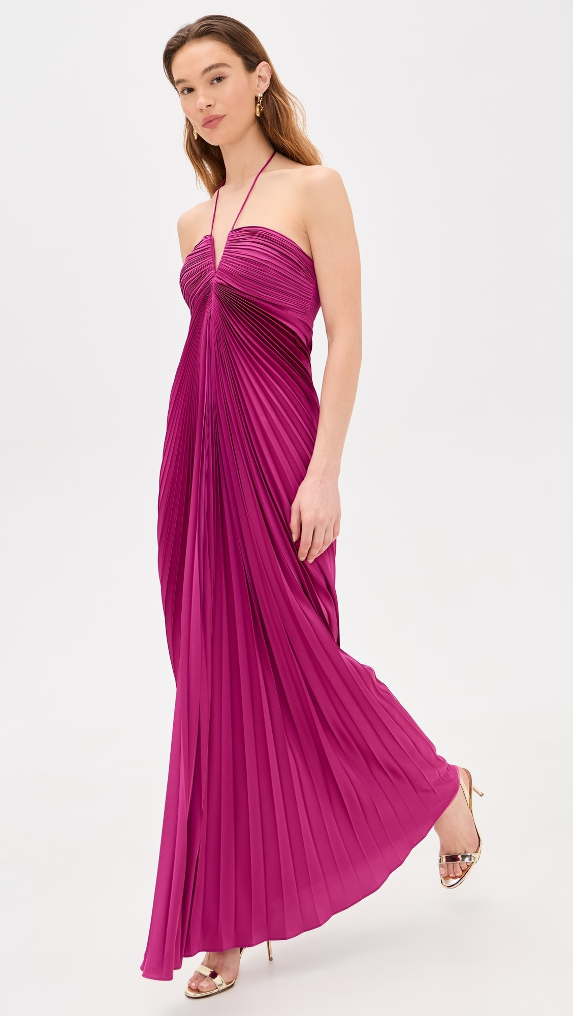 AMUR Ionea Pleated Gown | Shopbop | Shopbop