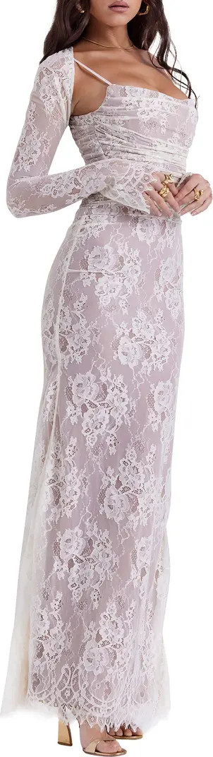 Artemis Long Sleeve Lace Maxi Dress | Nordstrom
