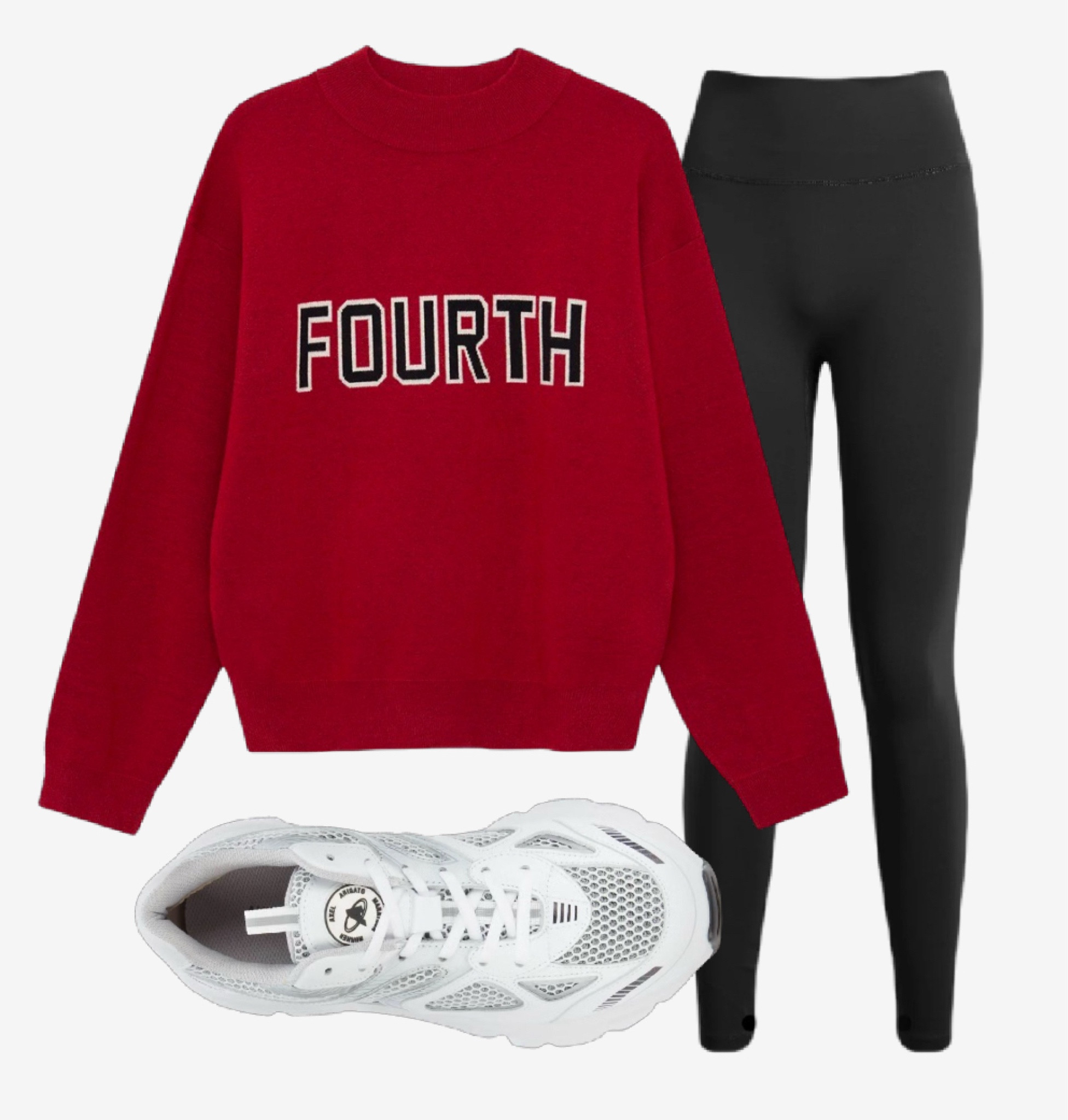 Cosy red sweater and leggings paired with trainers ♥️ 


#LTKstyletip #LTKgrwm #LTKwinter