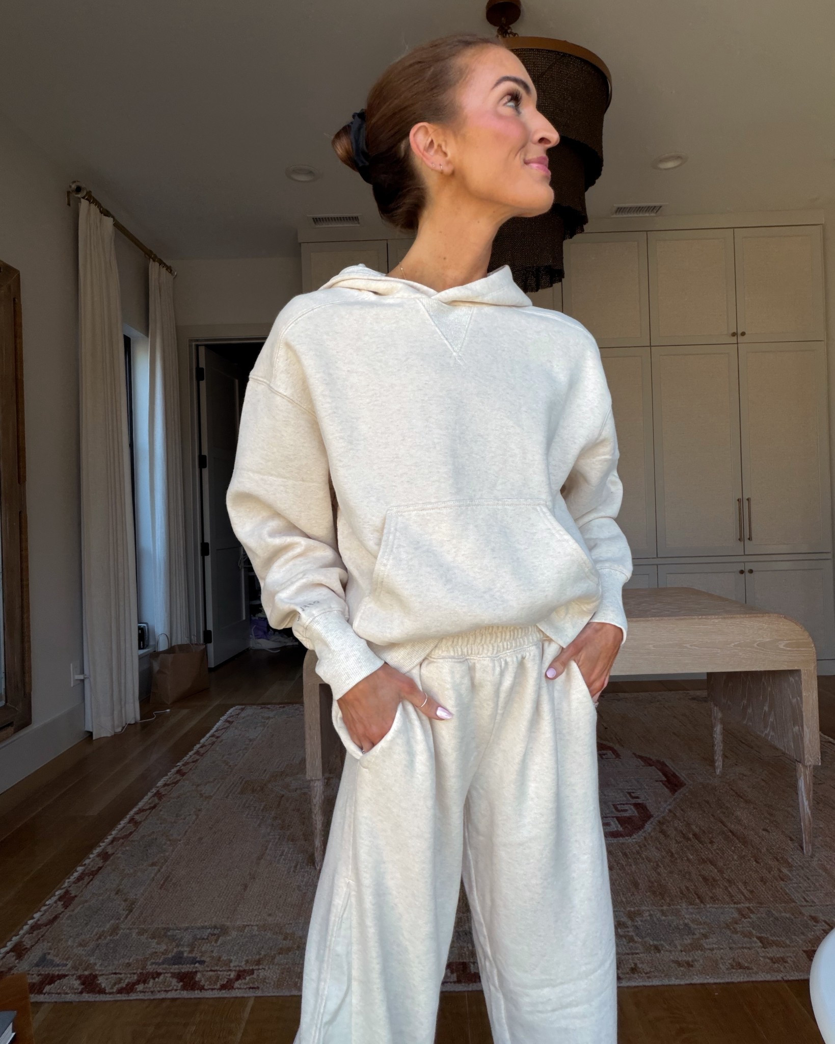 always love comfy sets like this! 🙌🏼 and my hoodie is on sale rn! 🤍 both run oversized / wearing xs in both 