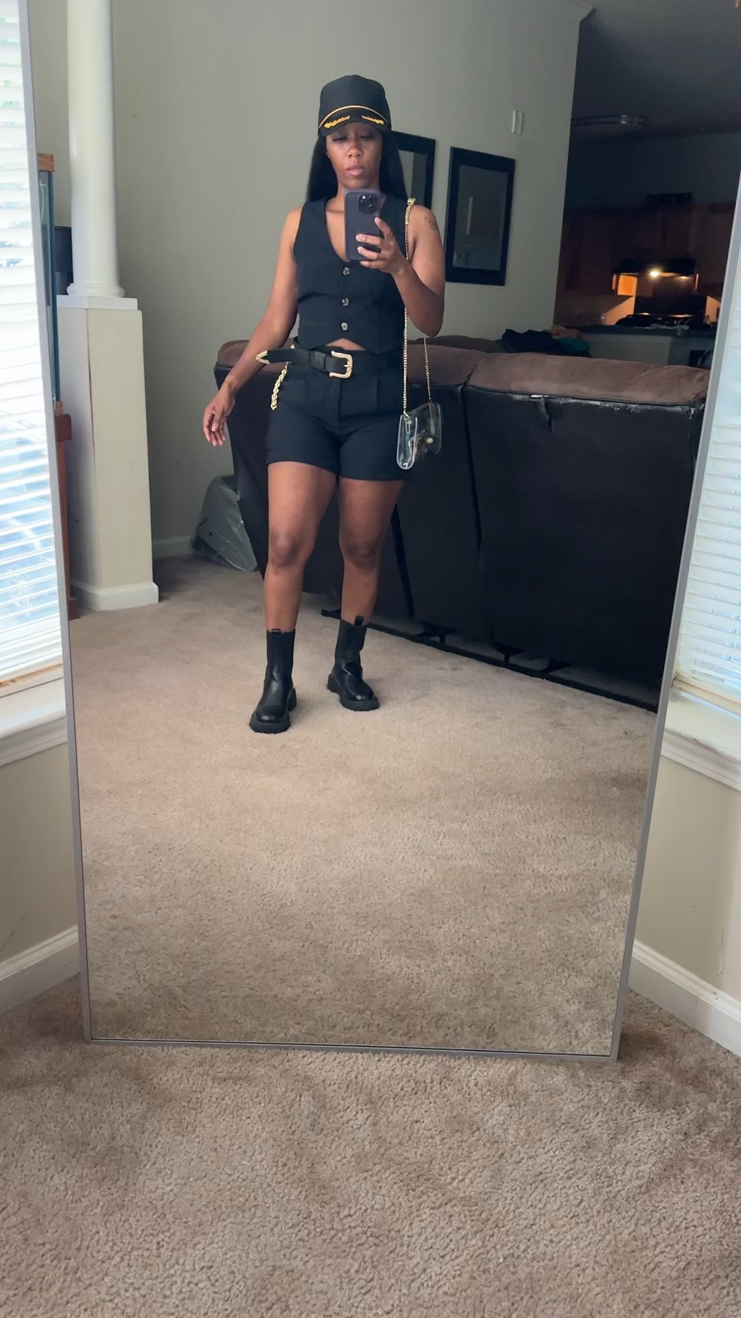 How to style a two piece set for Janet Jackson tour.

I’m wearing a size small in the suit vest. Size medium in shorts.

I styled this outfit with a trucker hat, black belt with gold detailing, and Chelsea zip back boots.

#LTKxWalmart #LTKFindsUnder100 #LTKSeasonal