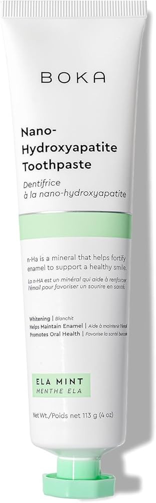 Boka Fluoride Free Toothpaste Nano Hydroxyapatite, Helps Remineralize, Appropriate for Sensitive ... | Amazon (US)