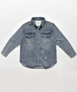 KIDS ROCKY VINTAGE DENIM SHIRT | ONETEASPOON 