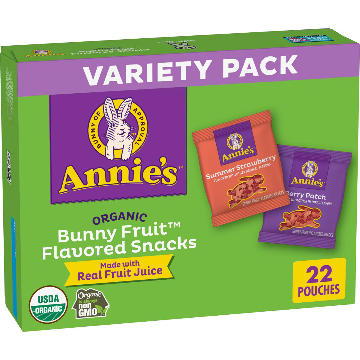 Annie's Bunny Fruit Flavored Snacks - 15.4oz/22ct | Target
