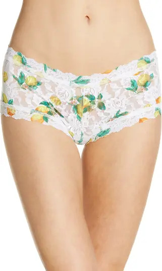 Print Signature Lace Boyshorts | Nordstrom
