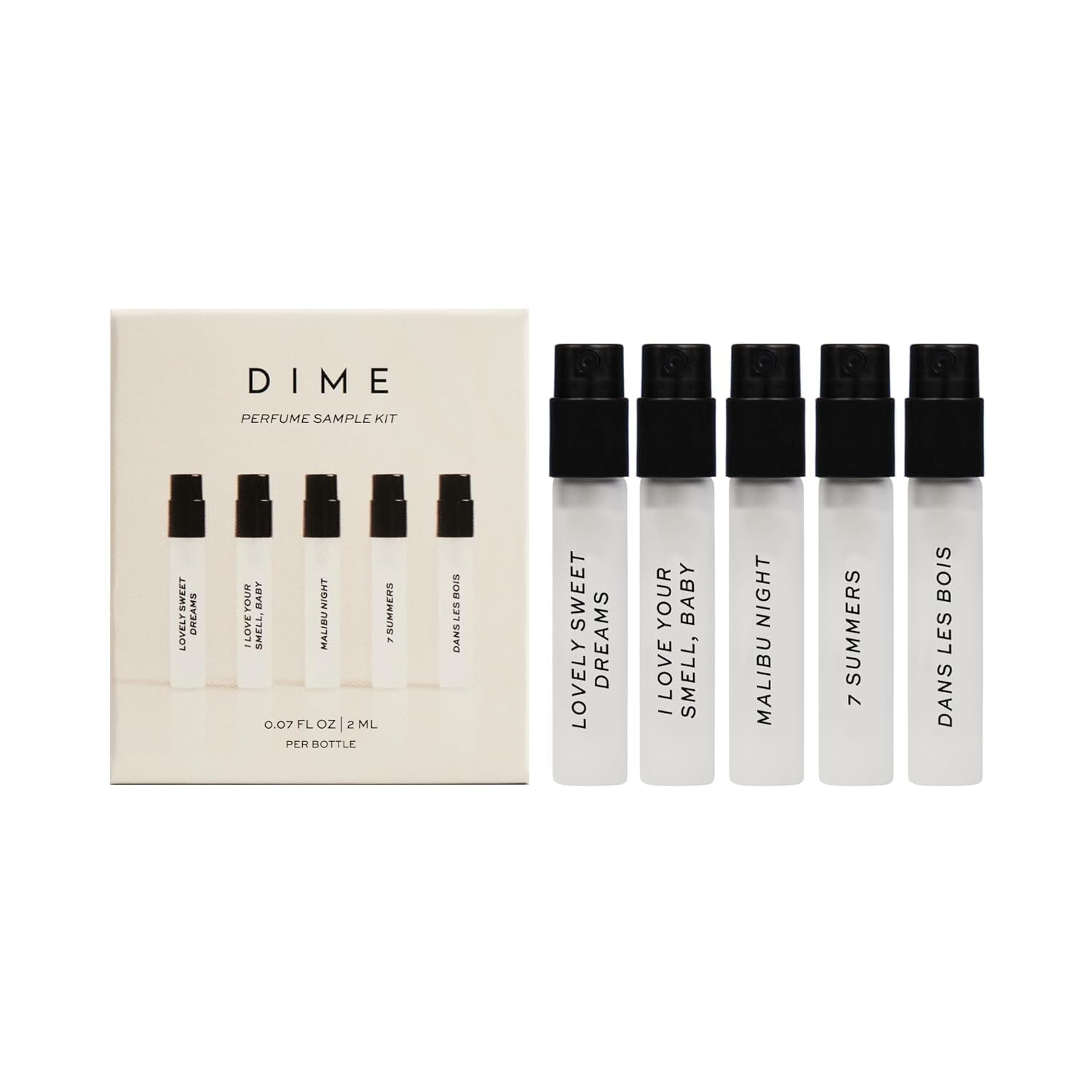 DIME Beauty Perfume Sampler, Hypoallergenic, Clean Perfumes, Eau de Toilette For Women (Set of 5,... | Amazon (US)