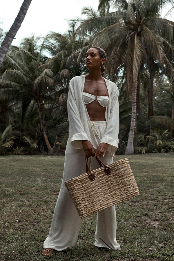 Lake Como Woven Bag - Large | Monday Swimwear