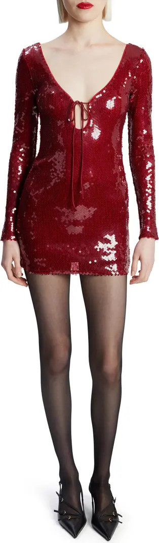 Bardot Verona Long Sleeve Sequin Cocktail Dress | Nordstrom | Nordstrom