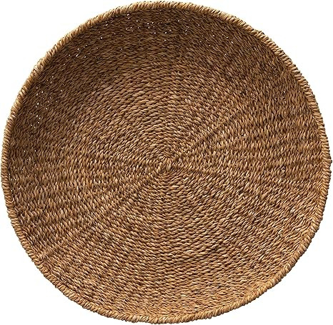 Creative Co-Op Hand-Woven Decorative Seagrass Tray, Natural | Amazon (US)