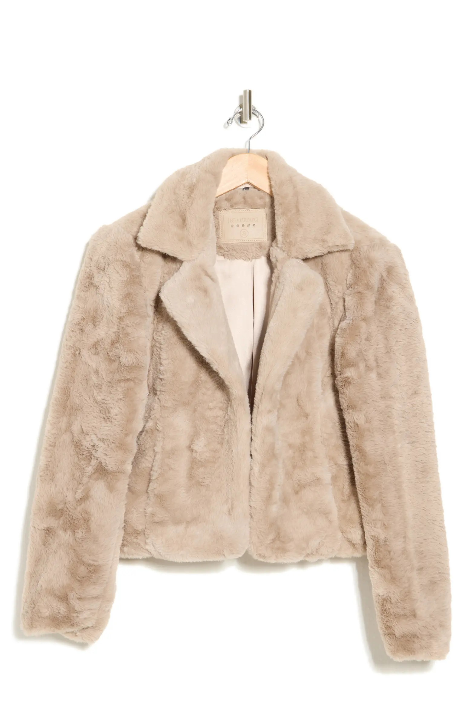 Faux Fur Crop Jacket | Nordstrom Rack