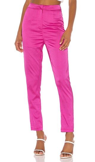 superdown Nona Satin Pant in Hot Pink from Revolve.com | Revolve Clothing (Global)