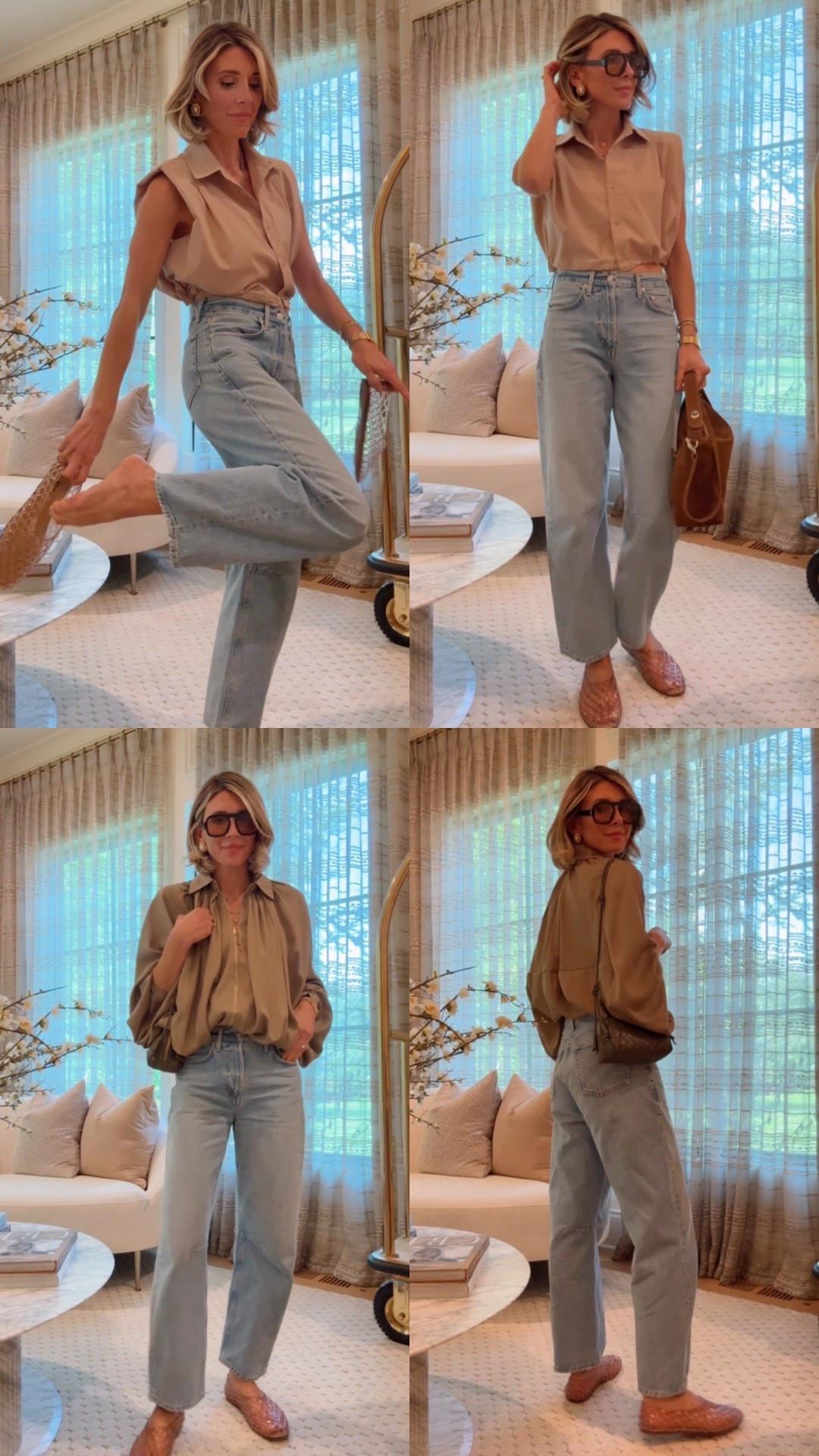 Obsessed with these jeans! So comfy and flattering. Fit tts 