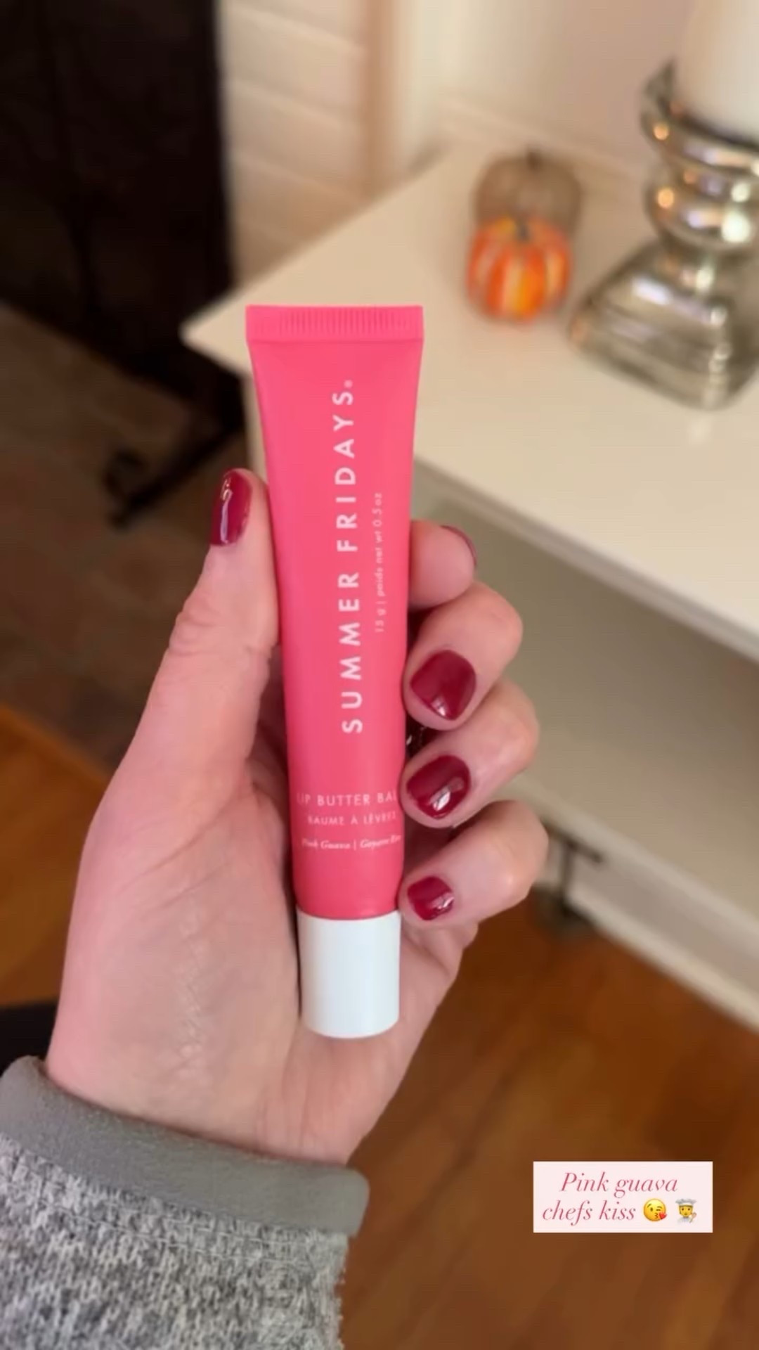 Pink guava 
chefs kiss 😘 🧑‍🍳
Sephora 
Summer Fridays Lip Butter Balm


#LTKBeauty #LTKGiftGuide #LTKFindsUnder50