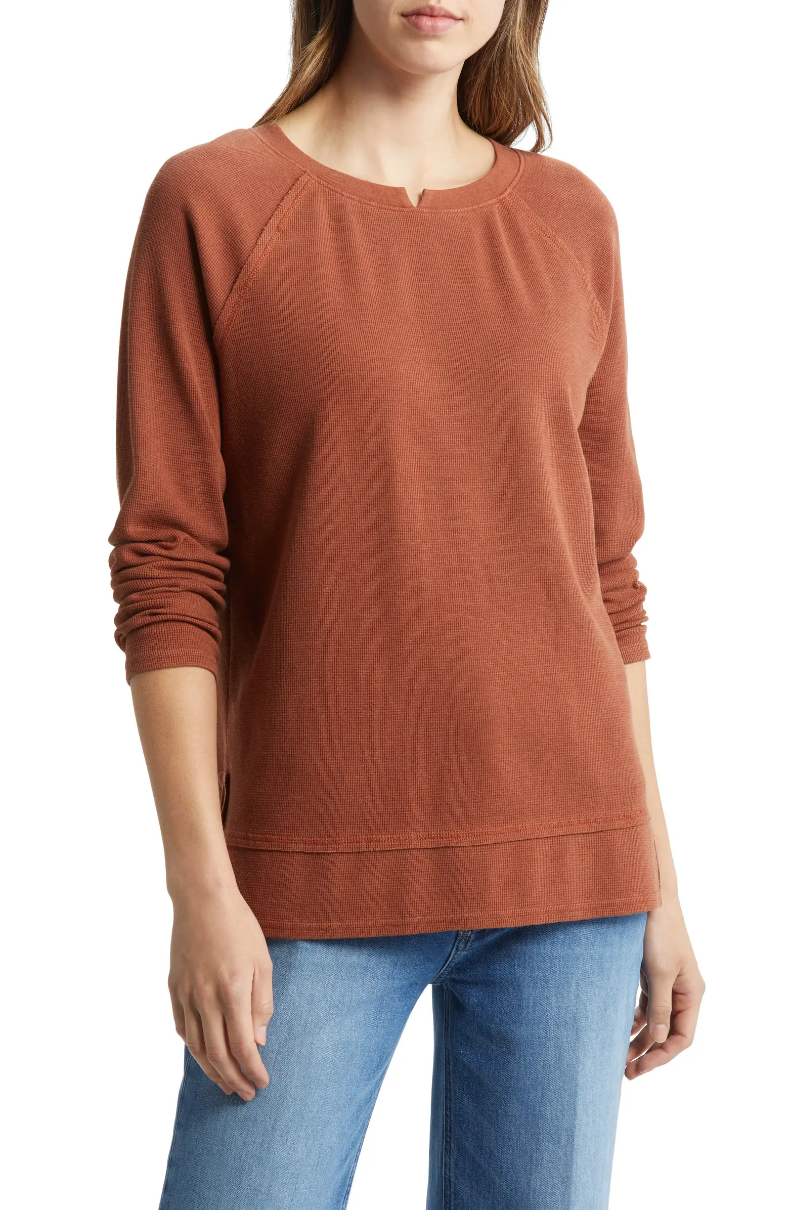 Split Neck Thermal Top | Nordstrom