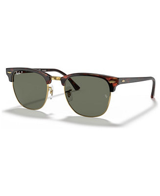 Ray-Ban Men's Polarized Club Master Sunglasses, RB3016 - Macy's | Macy's