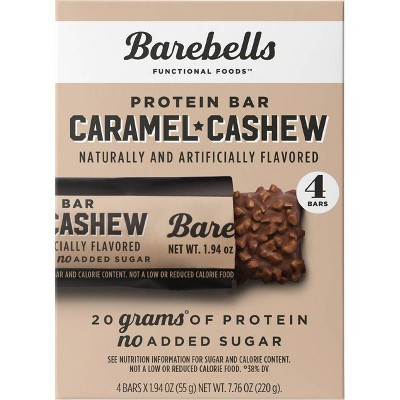 Barebells Nutrition Bars - Caramel Cashew - 7.76oz/4pk | Target