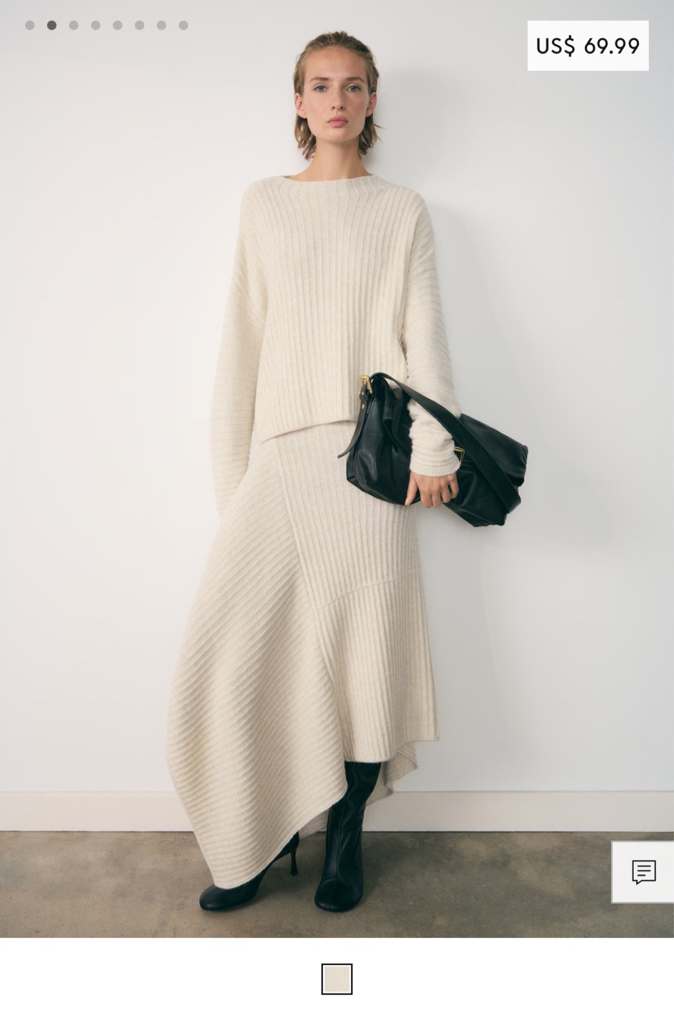 Knitted white womens co-ord set. So chill and edgy ! Perfect for your fall / winter wardrobe 

#LTKxMadewell #LTKGiftGuide #LTKHalloween