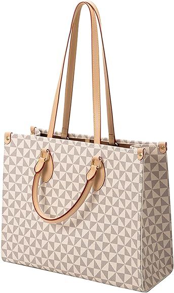 Handbags for Women Large Tote Purses Designer Shoulder Bags Top Handle Satchel Fashionable Leathe... | Amazon (US)