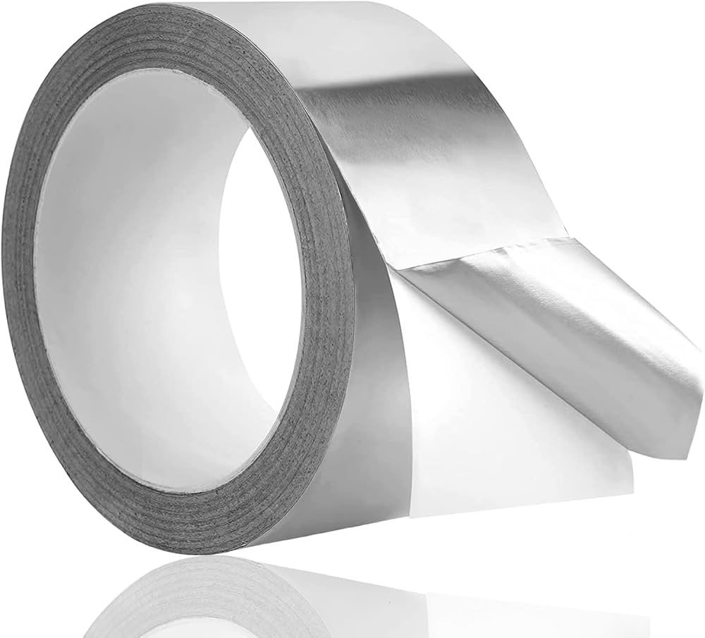 1PCS Premium Silver Aluminum Tape, Foil Tape (2"x65 Feet,3.9mil), Metal Tapes with Adhesive Backi... | Amazon (US)