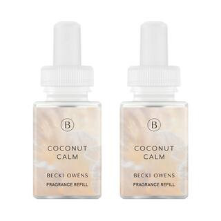 Coconut Calm From Becki Owens Smart Vial Fragrance Refill for Smart Fragrance Diffusers (2-Pack) | The Home Depot