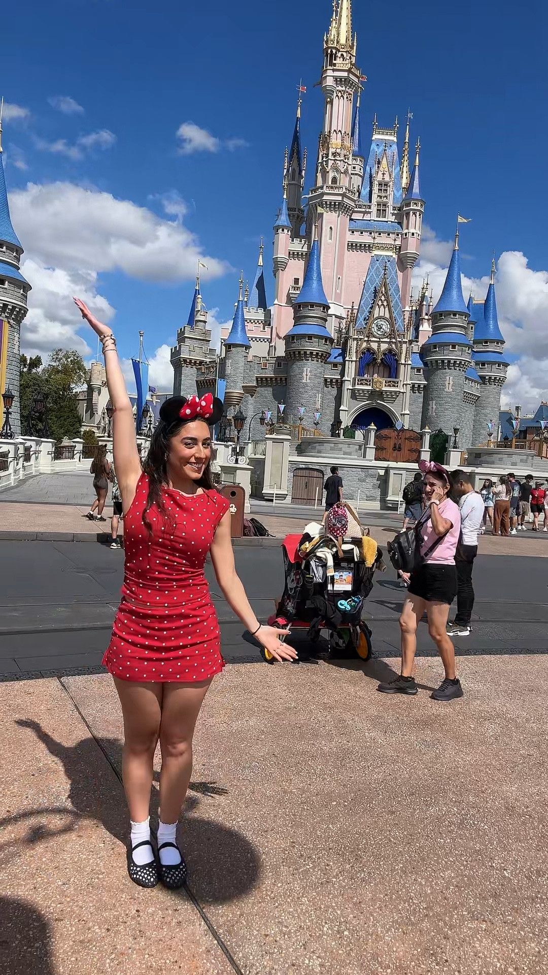The perfect Minnie Mouse inspired outfit for magic kingdom at Disney world. Very comfortable to be out in all day, and super cute! 

#LTKFestival #LTKdayinmylife #LTKootd