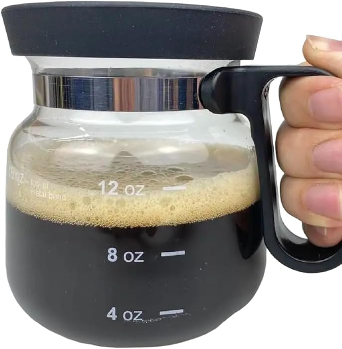 EXIGENT Coffee Glass Pot Tea Cup Mug Collectible 16 Oz Ounces (CoffeePot) | Amazon (US)