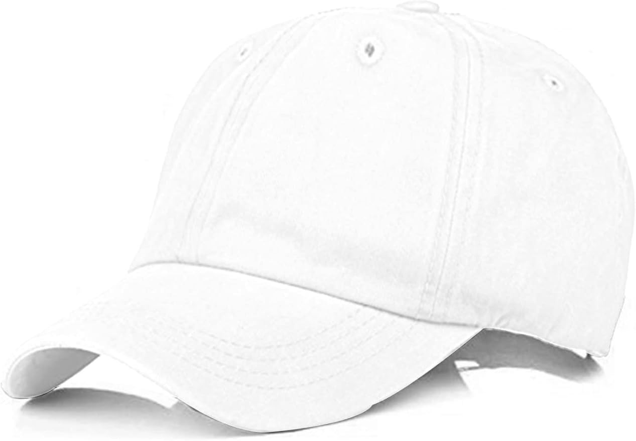 Unisex Vintage Washed Distressed Baseball-Cap Twill Adjustable Dad-Hat | Amazon (US)