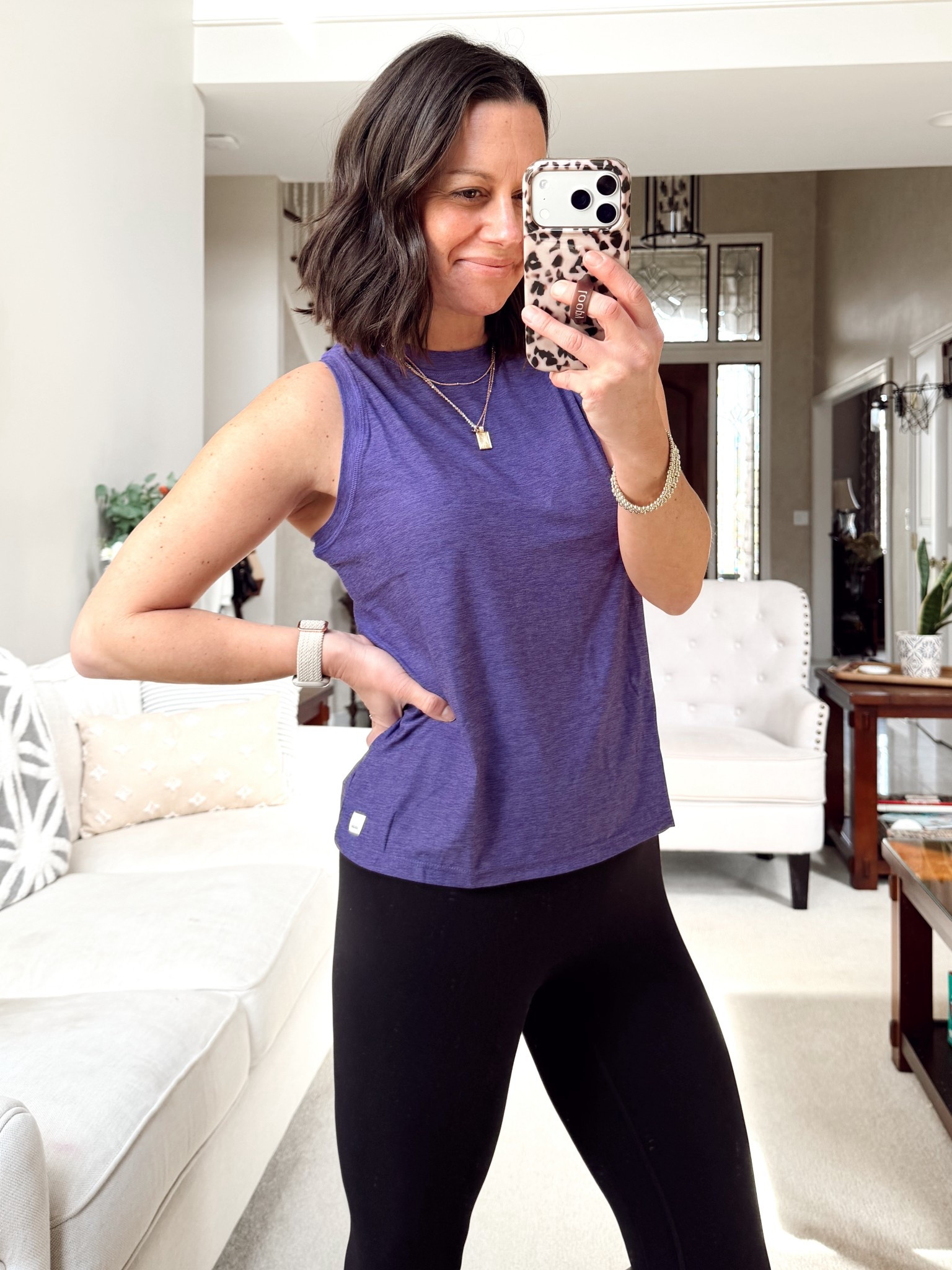 Vuori look for less tank! Regular bra friendly! Runs true to size.



#LTKOver40 #LTKActive #LTKPetite