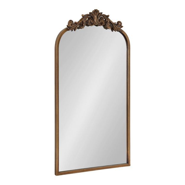 Arendahl Traditional Arch Decorative Wall Mirror Gold - Kate & Laurel All Things Decor | Target