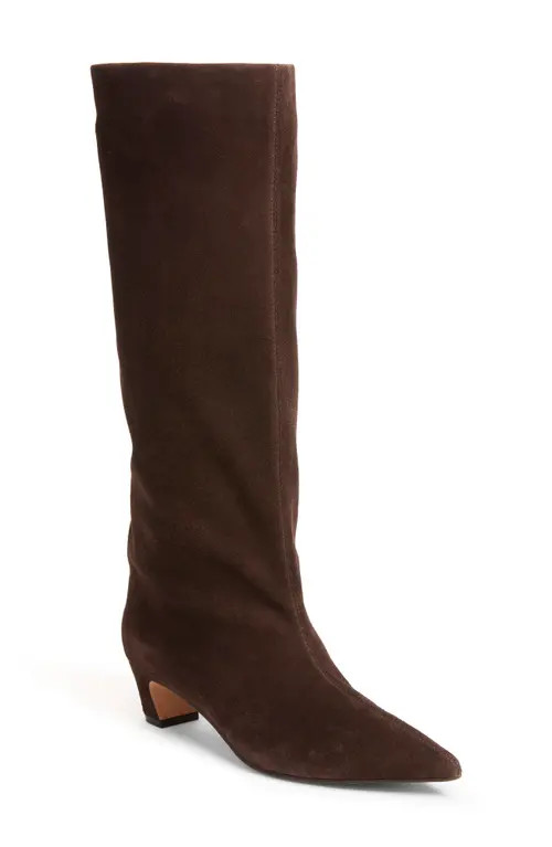 Steve Madden Brax Pointed Toe Boot in Brown Suede at Nordstrom, Size 8 | Nordstrom