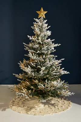 Cozy Bobble Tree Skirt | Anthropologie (US)