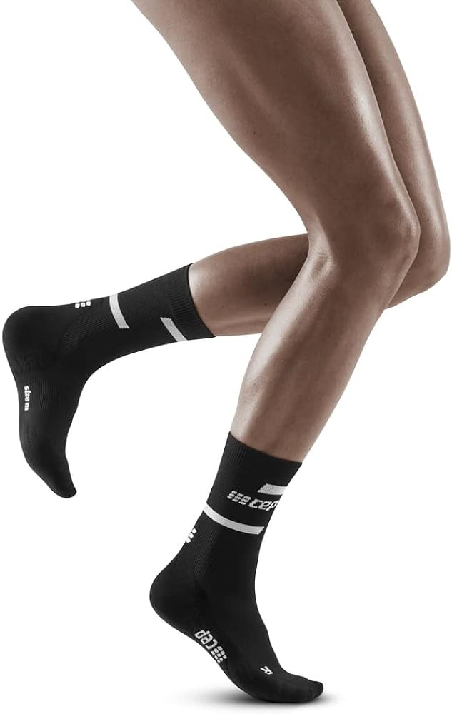 Womens Crew Cut Athletic Performance Running Sock - CEP Mid Cut Socks | Amazon (US)