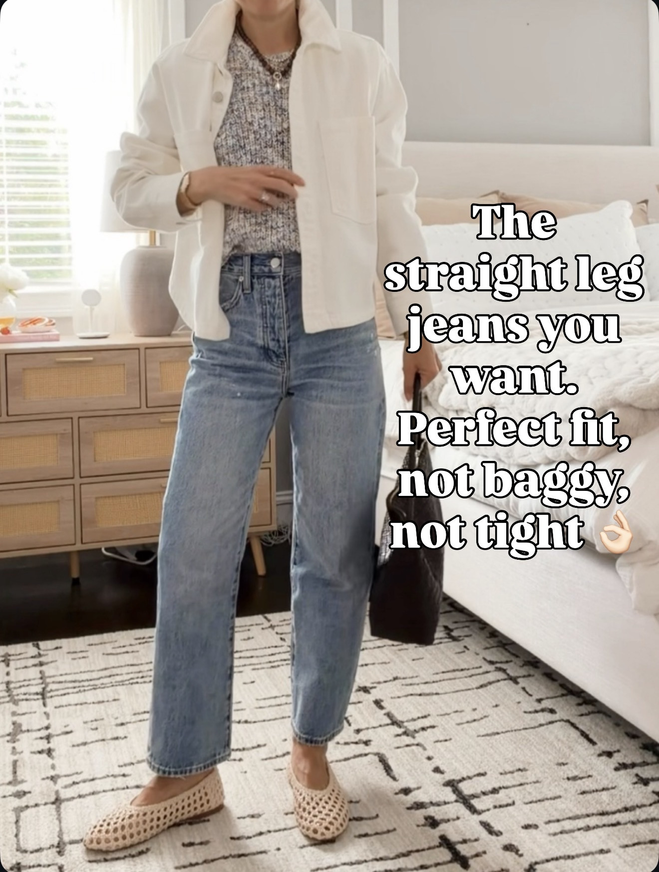 The straight leg jeans you’ve been searching for. Perfect fit — not baggy, not tight. Just right! 🔗⬇️

#LTKootd #LTKSeasonal #LTKmomlife
