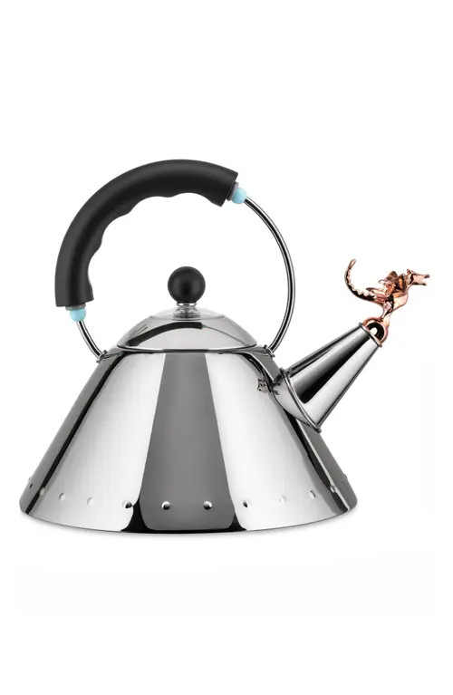 ALESSI Michael Graves Tea Kettle in Black at Nordstrom | Nordstrom
