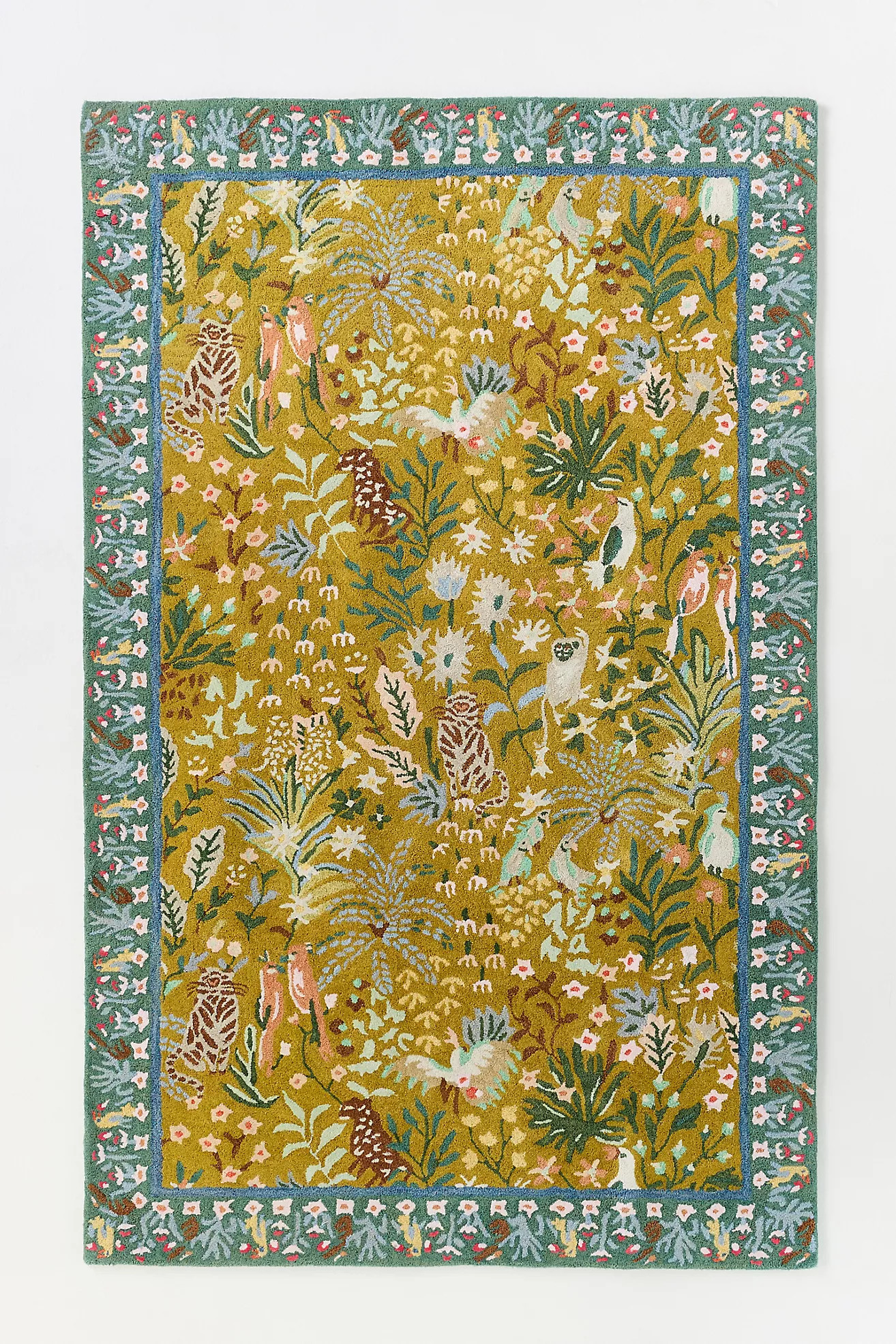 Anela Tufted Wool Scenic Rug | Anthropologie (US)