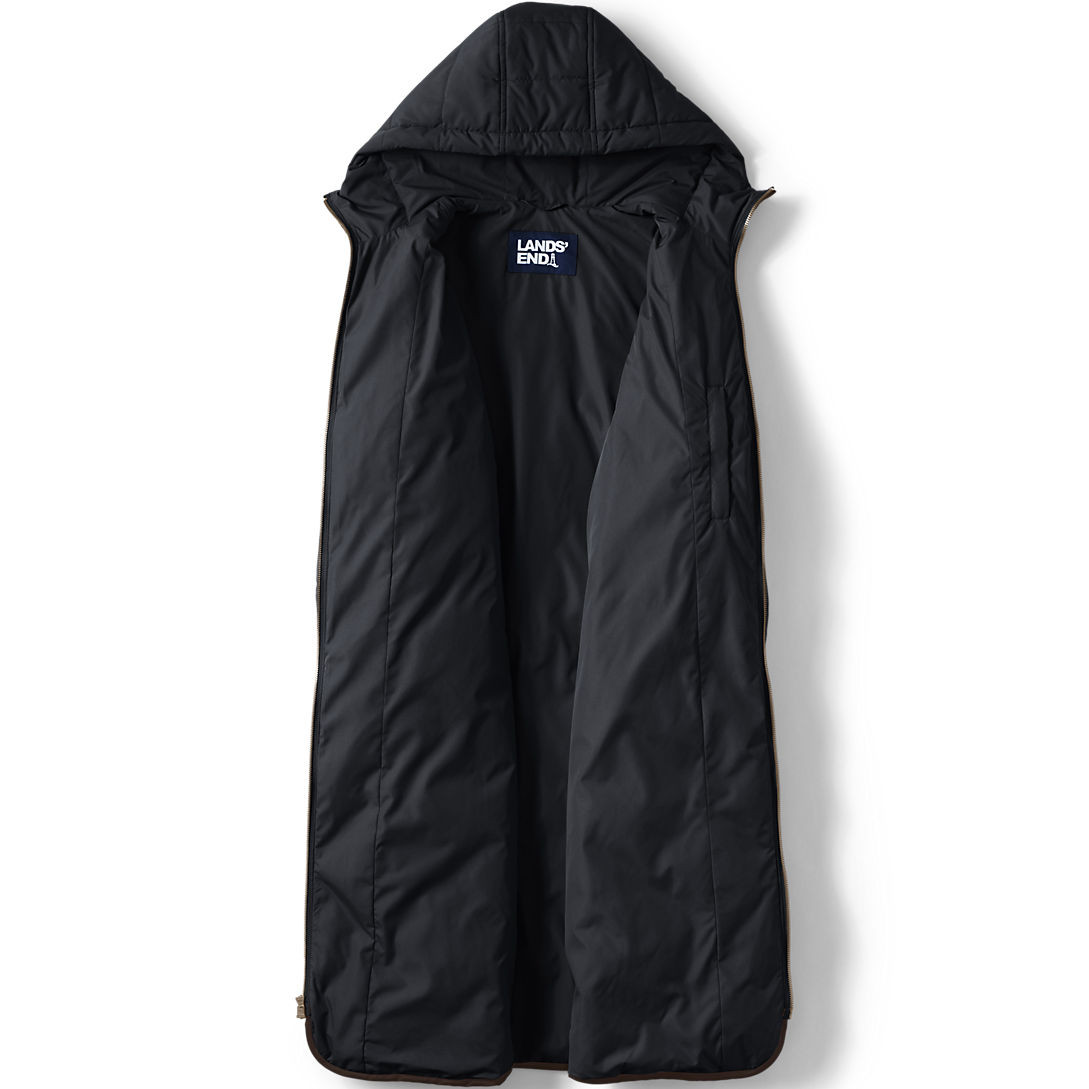 Women's Plus Size FeatherFree Insulated Diamond Quilted Maxi Coat | Lands' End (US)
