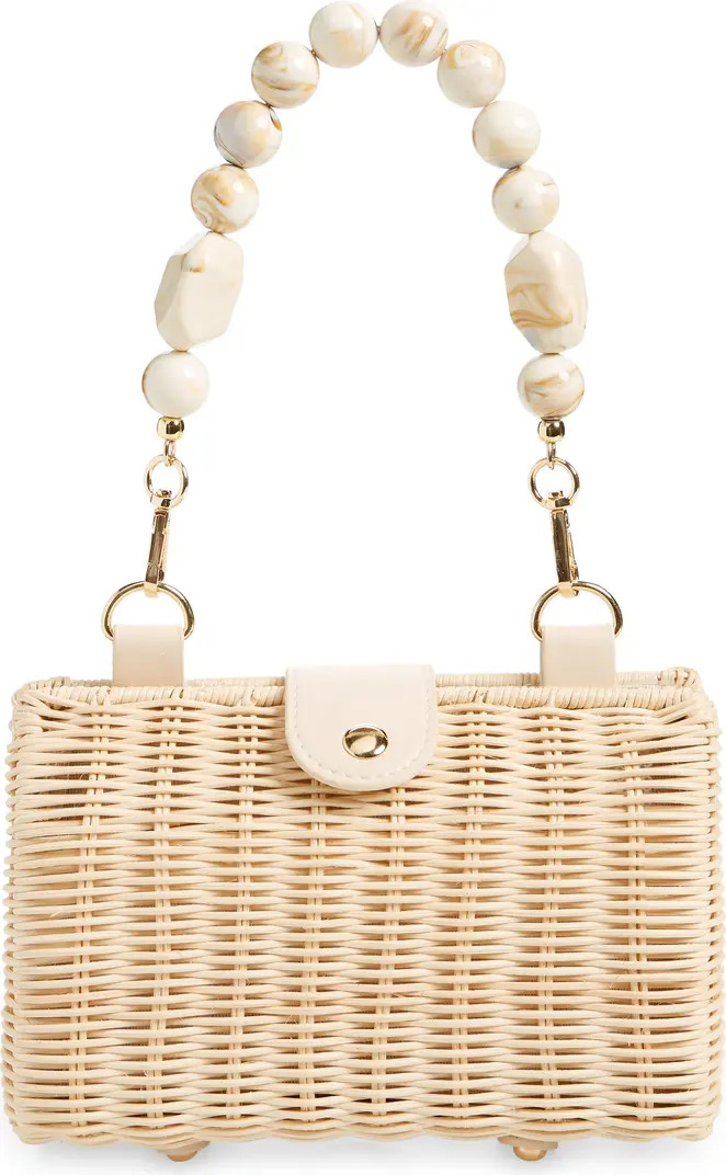 btb Los Angeles Page Rattan Clutch | Nordstrom | Nordstrom
