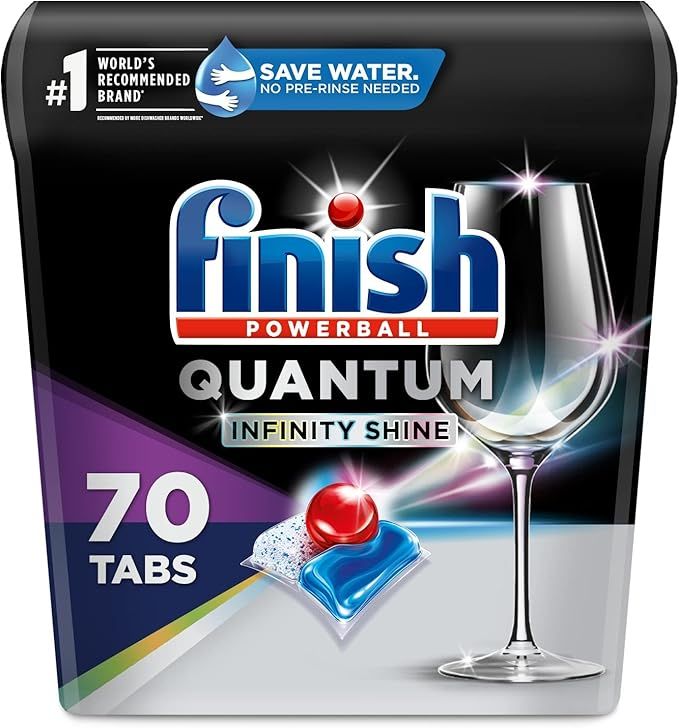 Finish Quantum Infinity Shine - 70 Count - Dishwasher Detergent - Powerball - Our Best Ever Clean... | Amazon (US)