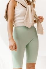 Move Along Sage Biker Shorts | Luca + Grae 