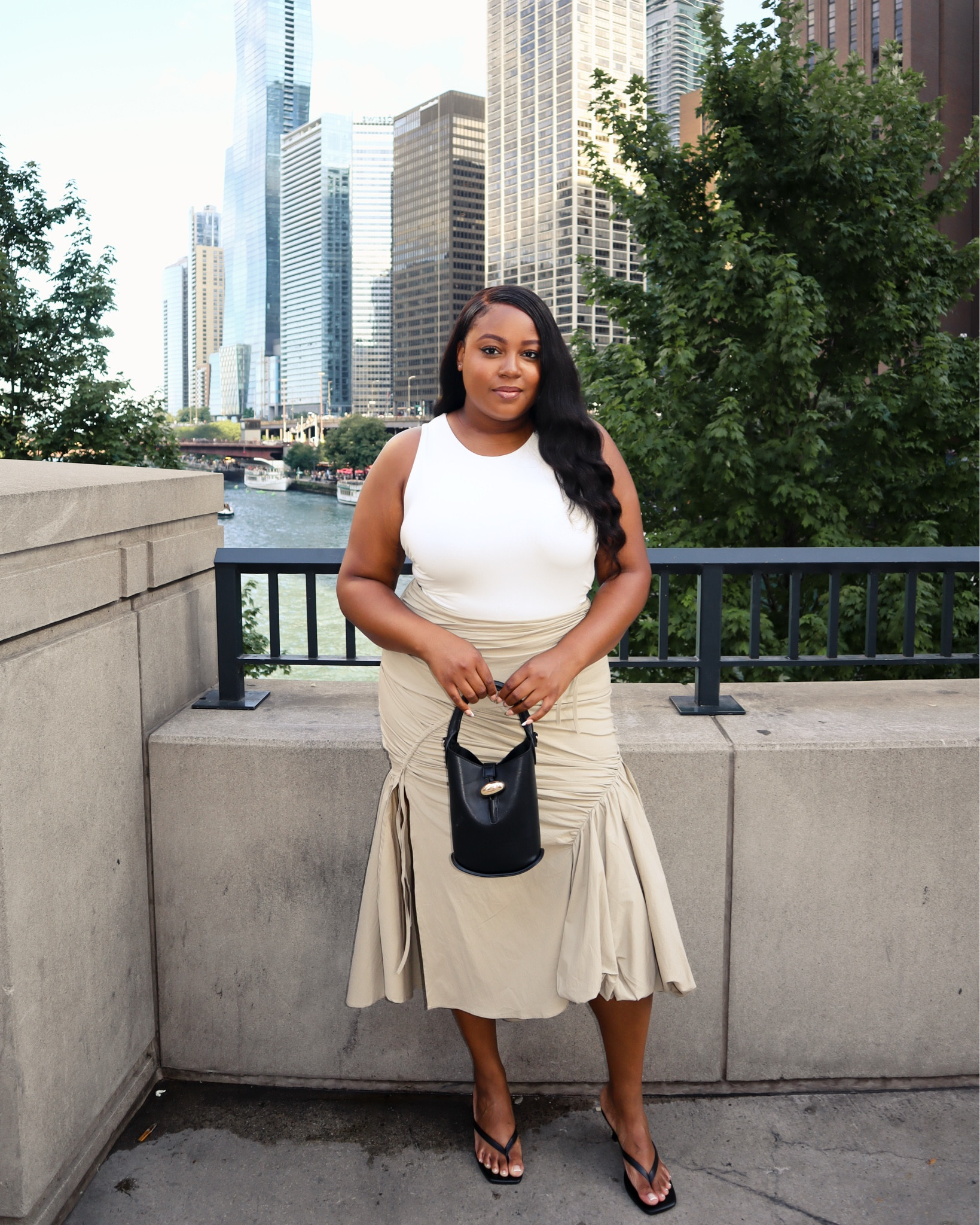 Easy summer night outfit #summerstyle #summerootd #heeledflipflips #skirt 

#LTKFindsUnder100 #LTKStyleTip #LTKMidsize