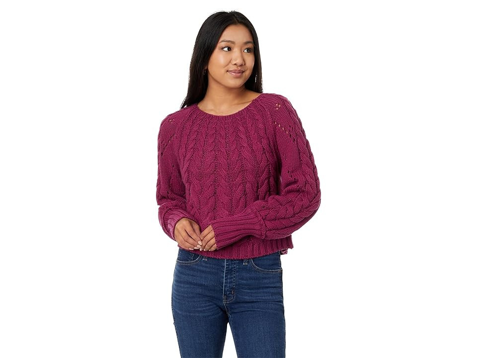 Free People Sandre Pullover (Dreamy Mulberry) Women's Clothing | Zappos