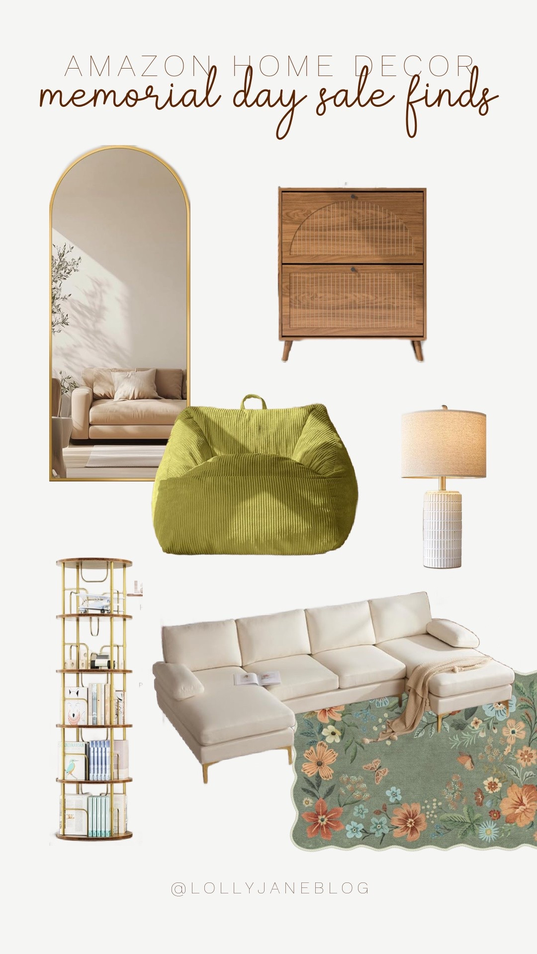 Amazon’s Memorial Day Sale is on — and we found the perfect home decor upgrades! From a stunning wooden dresser and a cozy green beanbag to a pretty cream couch, floral rug, and a tall floor mirror that opens up any space. Don’t miss the tan lamp glow-up and that dreamy gold bookshelf ✨ Time to refresh your home and save big! #AmazonFinds #MemorialDaySale #HomeVibes

#LTKHome #LTKGiftGuide #LTKStyleTip